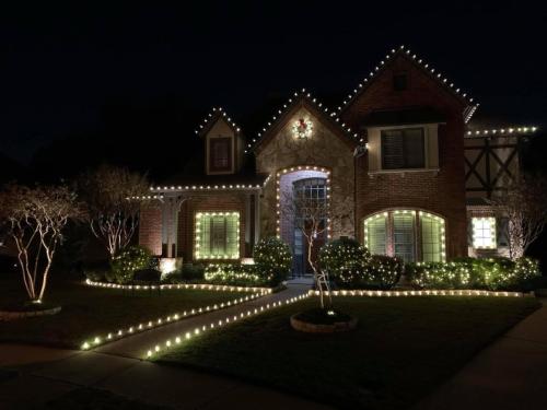 Christmas Lights Install in Plano